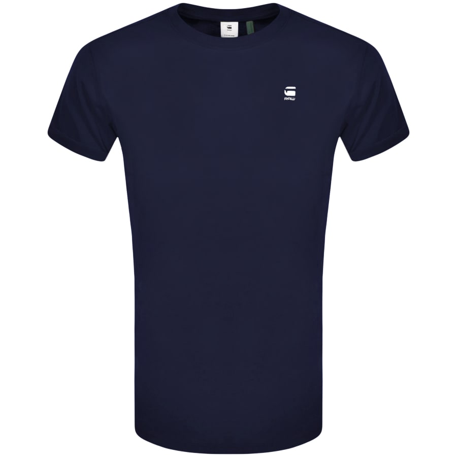 Alternative Image for ProductG Star Raw Lash Logo T Shirt Navy1